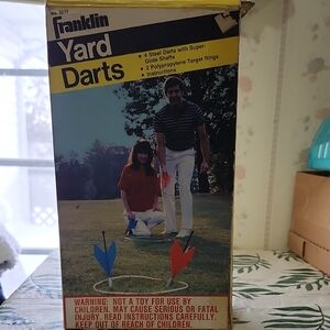 Franklin Yard Darts Set - Red and Blue